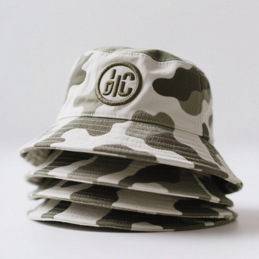 Custom Camo Bucket Hat High Quality Wholesale Man Camo Fishing Hat Bucket Hats with Embroidery logo