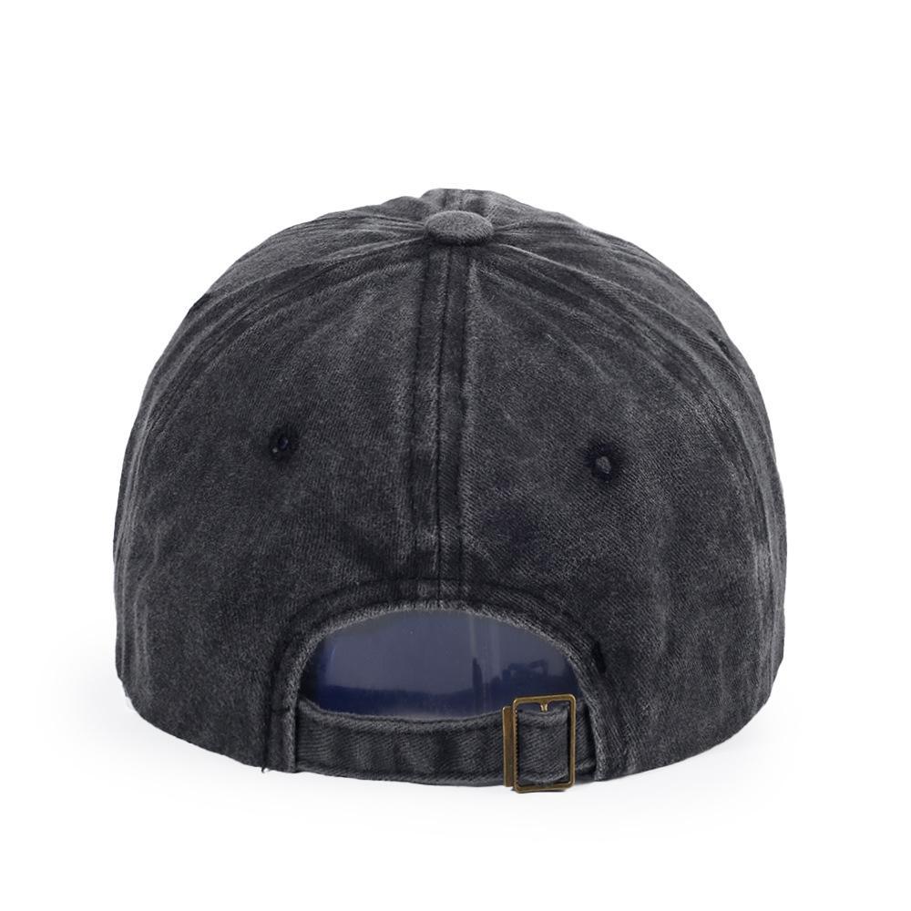 Wholesale Custom Logo 6 Panel Men Blank Washed Unstructured Low Profile Dad Hat 100% Cotton Plain Strapback Vintage Baseball Cap