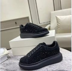 Luxury Designer Shoes Mens Womens Platform MC Black White MQ Sneakers mqqueen Trainers