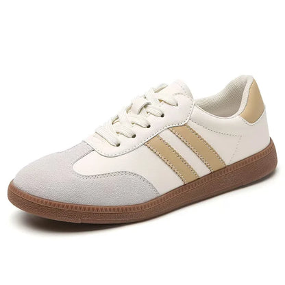 Autumn New Classic Flat Sneakers for Women and Men Retro Low Cut Lace-Up Casual Toe Grey Shoe Chunky Shoes