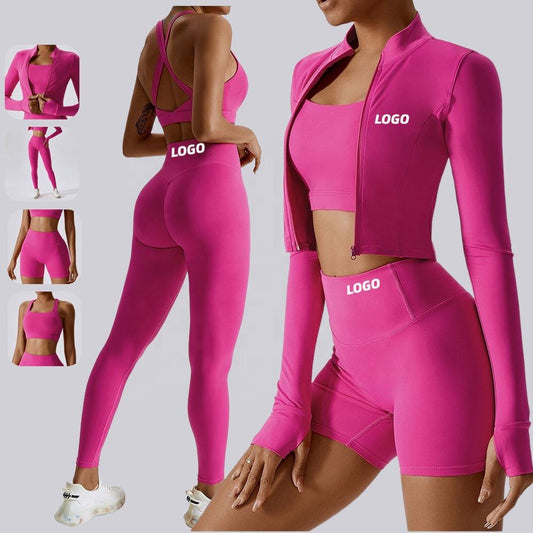 Custom Clothing Legging Activewear Outfit Jogger Sports Bra Workout Wear 2 Piece Women Gym Fitness t Shirts and Shorts Yoga Set