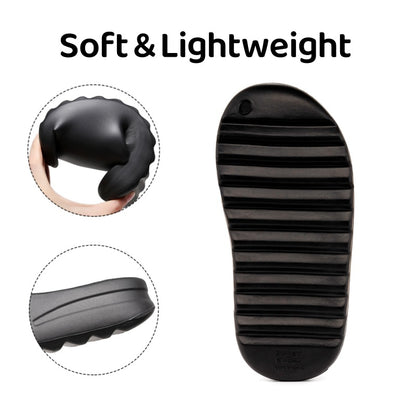 Wholesale Custom Logo EVA Open Toe Slippers Soft Lightweight Casual Sandals for Men Women Summer Thick Bottom Anti-Slip Slides