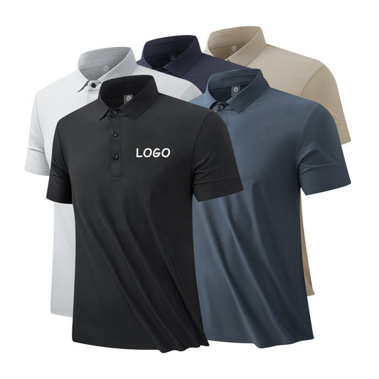 High Quality Men's Regular-fit Short Sleeve Wicking Quick-dry Golf Polo Shirt Men's T-Shirts