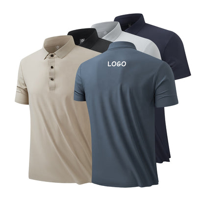 High Quality Men's Regular-fit Short Sleeve Wicking Quick-dry Golf Polo Shirt Men's T-Shirts