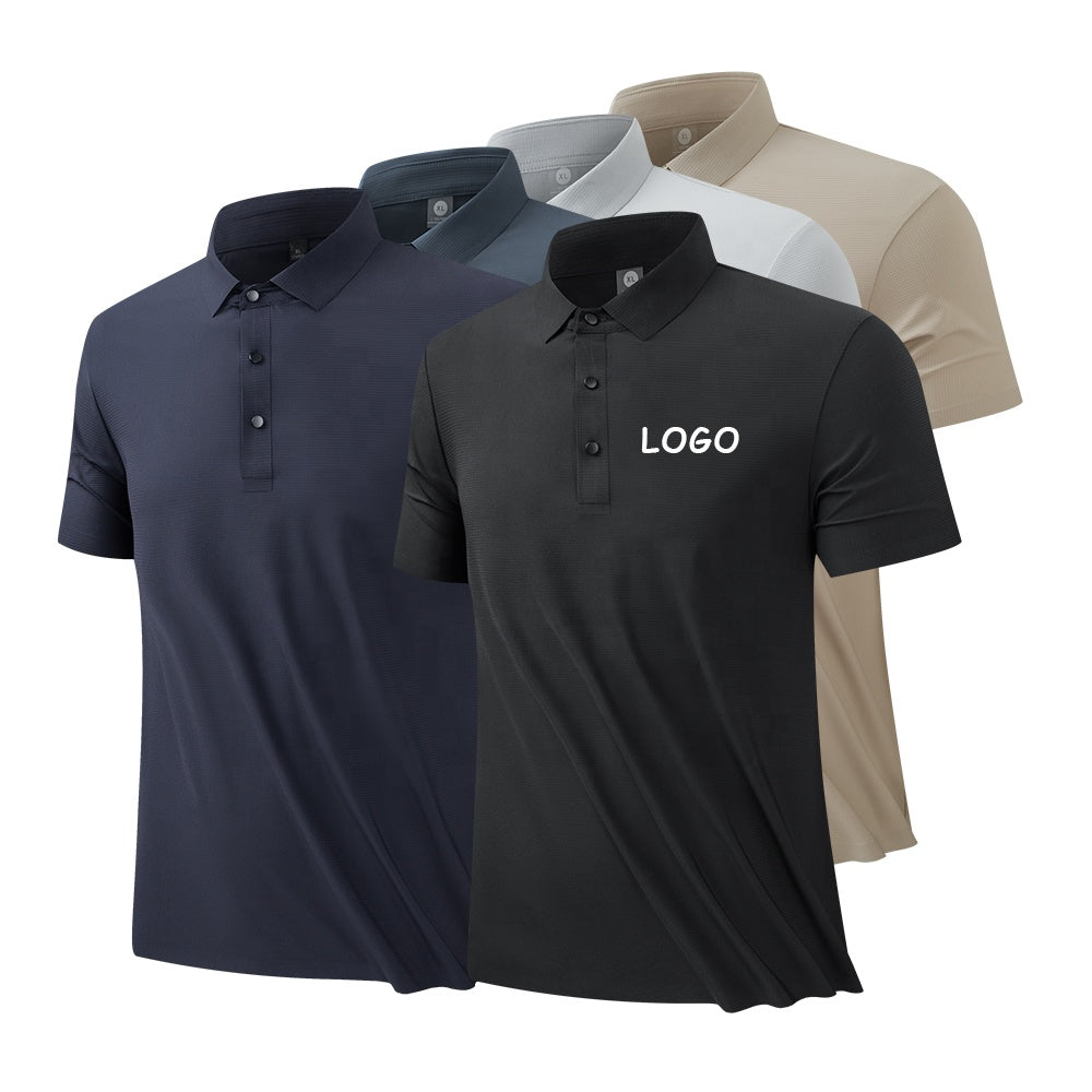 High Quality Men's Regular-fit Short Sleeve Wicking Quick-dry Golf Polo Shirt Men's T-Shirts