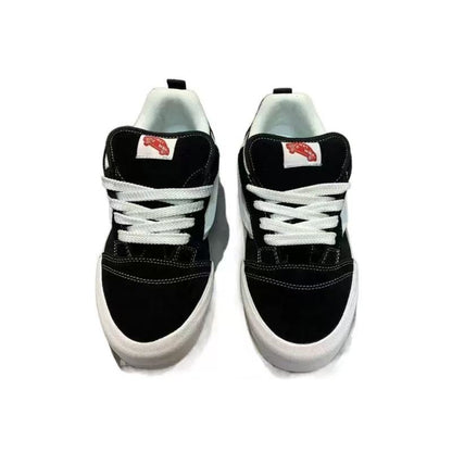 Men's & Women's Thick-Soled Sneakers New Spring Casual Black Shoes with American Single Style for Couples